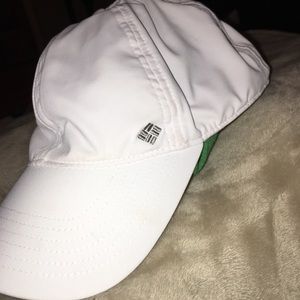 White Columbia dry fit hat
